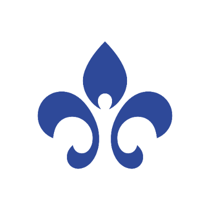 Das Signet des Porcia MedCenter, eine heraldische Lilie